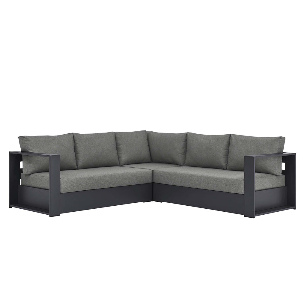 Tulsa 3 Piece Powder Coated Sectional Sofa