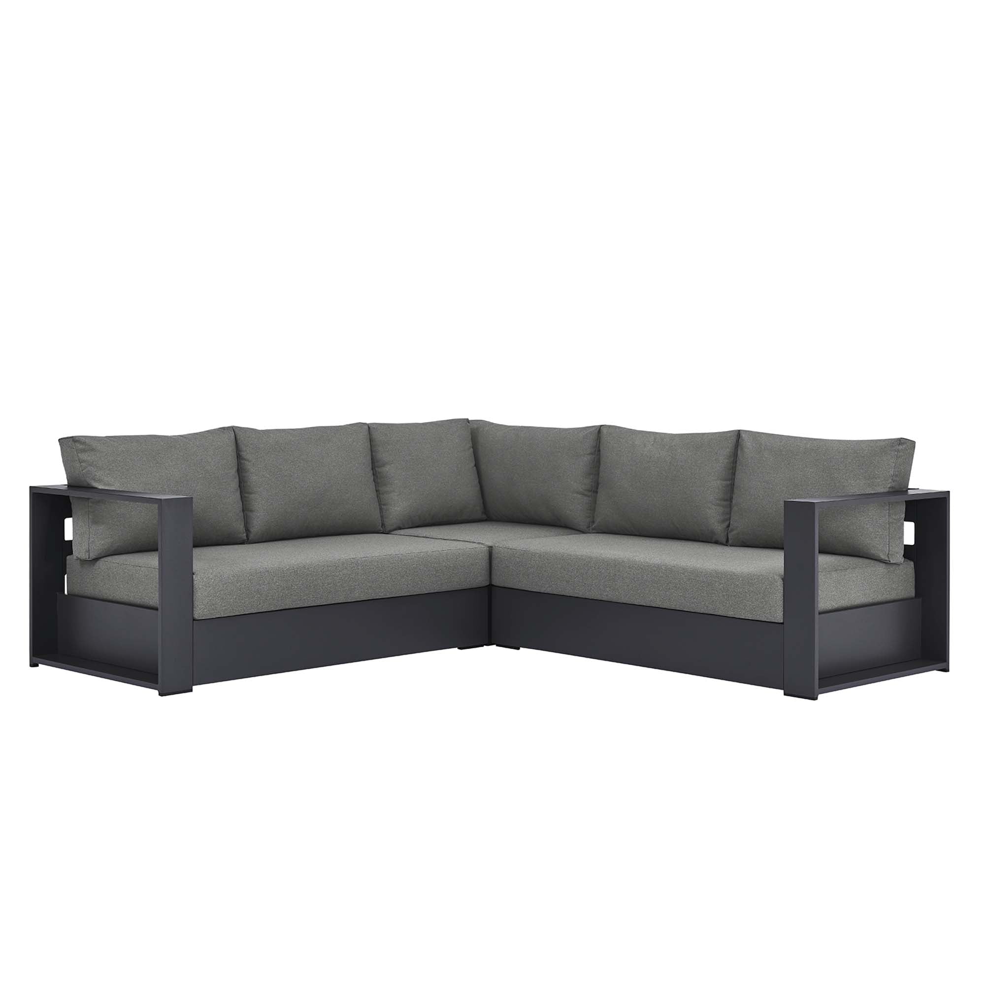 Tulsa 3 Piece Powder Coated Sectional Sofa