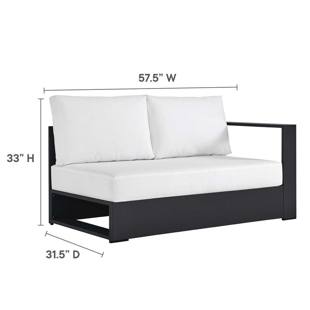 Tulsa 3 Piece Powder Coated Sectional Sofa