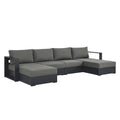 Tulsa 4 Piece Powder Coated Aluminum Sectional