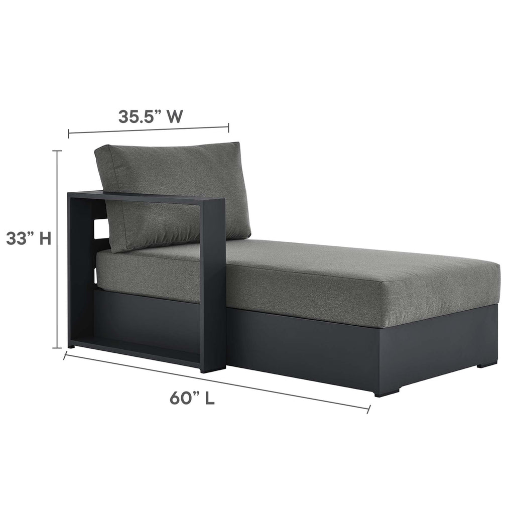 Tulsa 4 Piece Powder Coated Aluminum Sectional