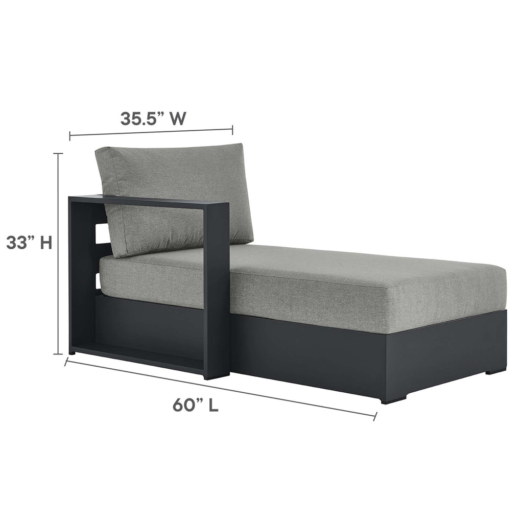 Tulsa 4 Piece Powder Coated Aluminum Sectional