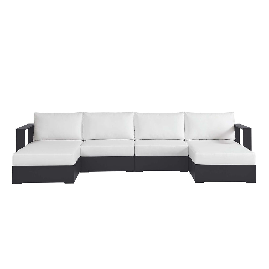 Tulsa 4 Piece Powder Coated Aluminum Sectional