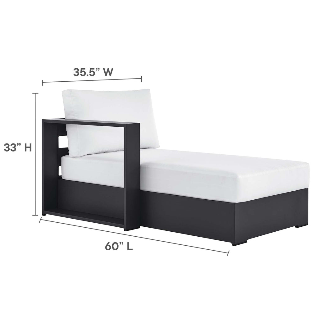 Tulsa 4 Piece Powder Coated Aluminum Sectional