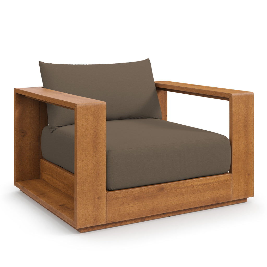 Tulsa Outdoor Acacia Wood Chair