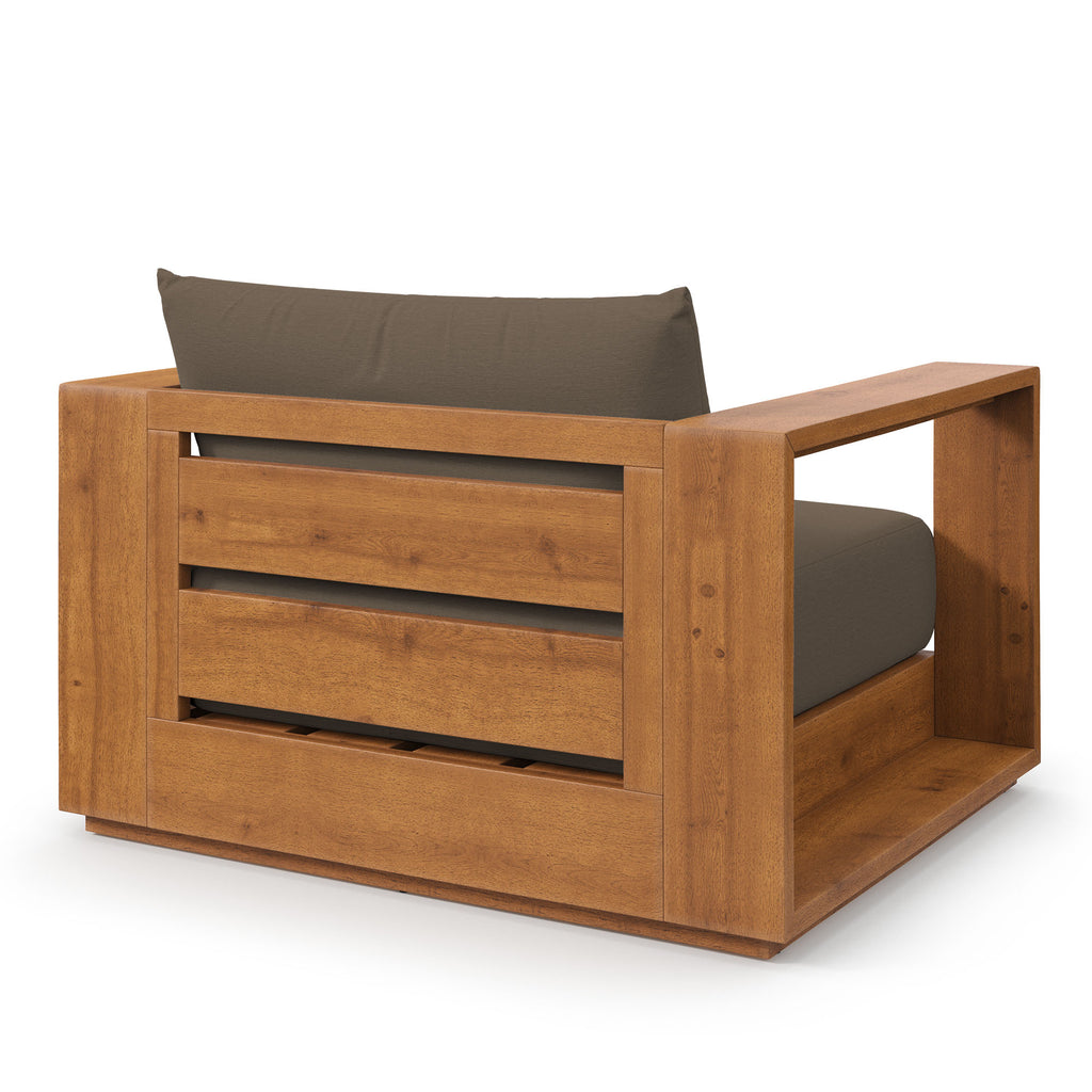 Tulsa Outdoor Acacia Wood Chair