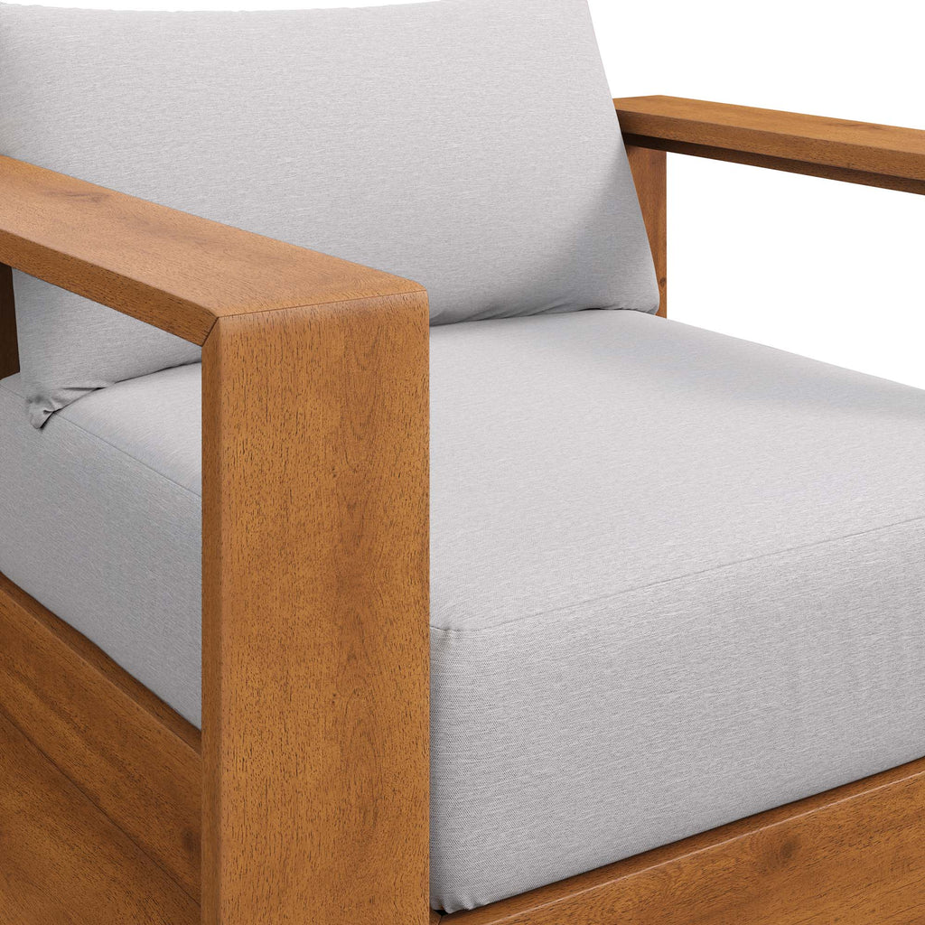 Tulsa Outdoor Acacia Wood Chair