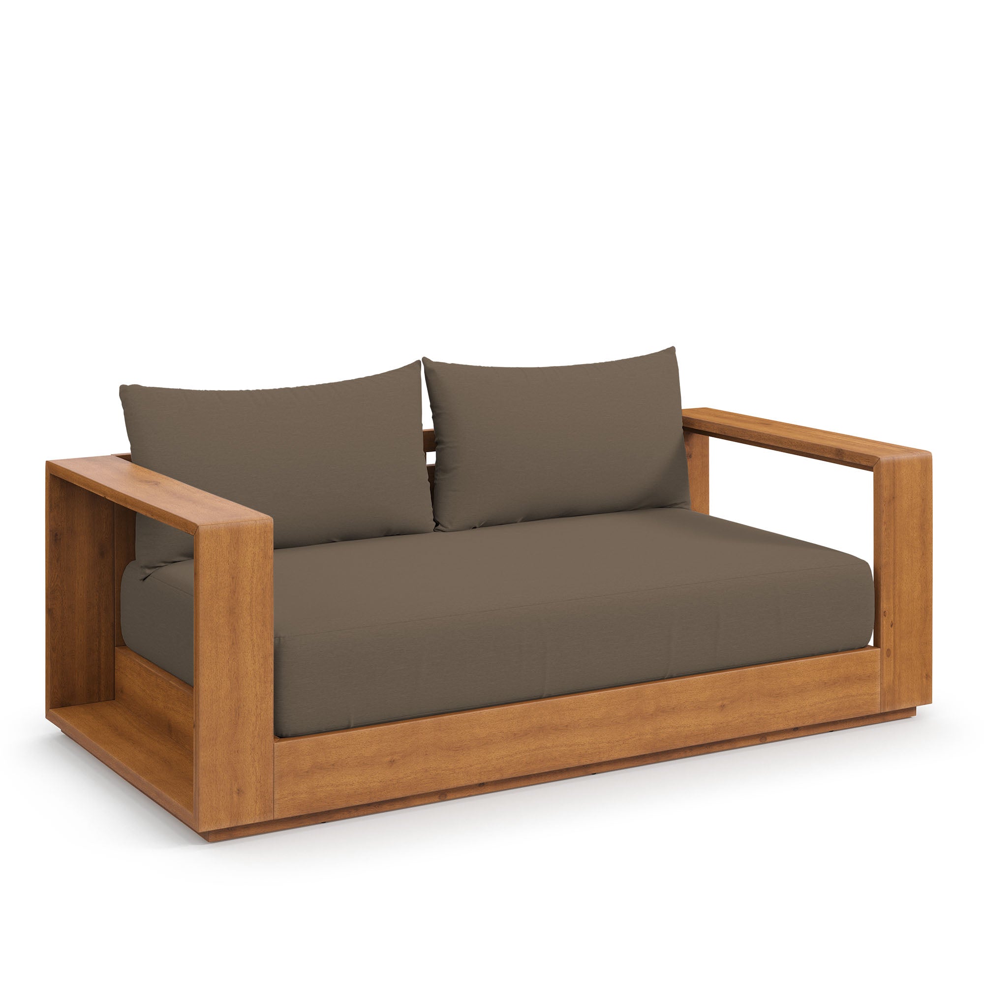 Tulsa Acacia Wood Loveseat