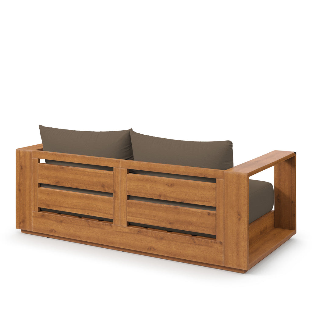 Tulsa Acacia Wood Loveseat