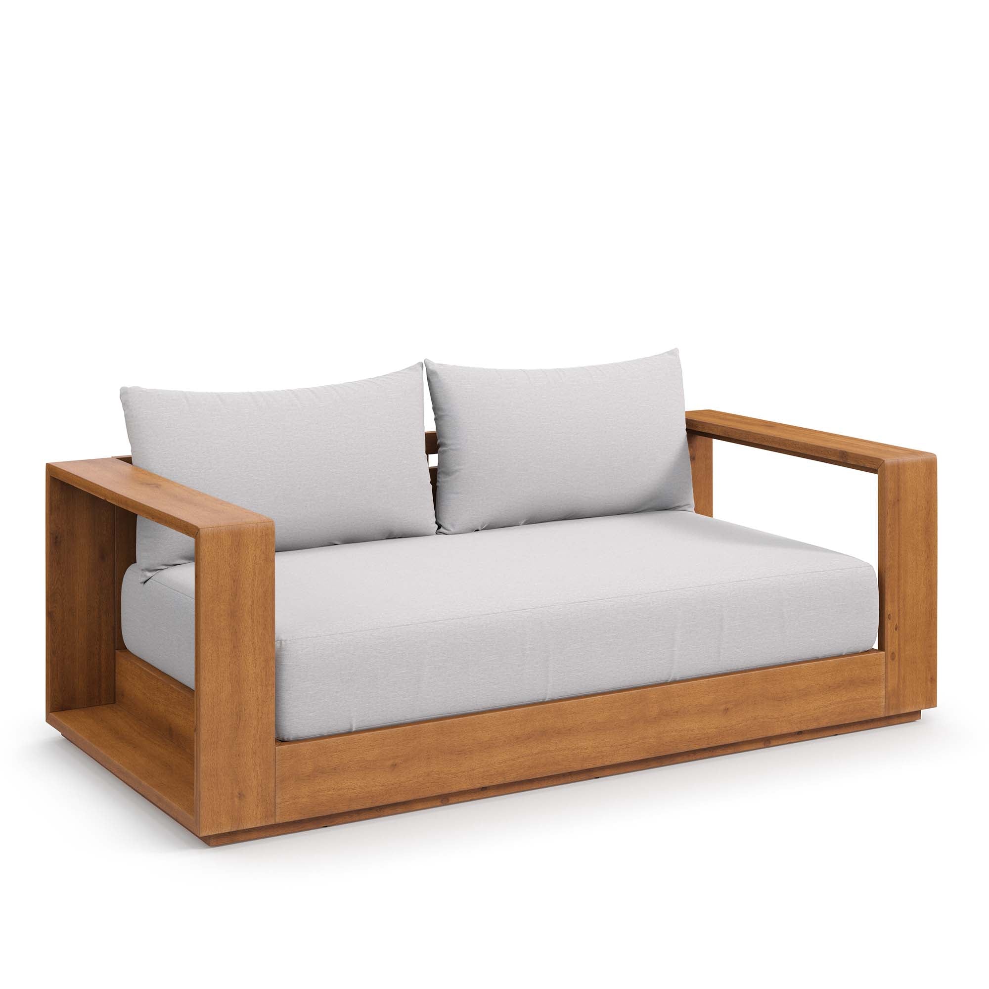 Tulsa Acacia Wood Loveseat