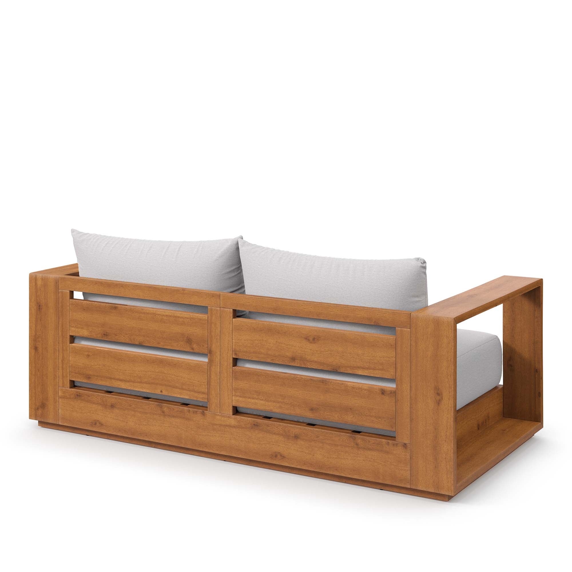 Tulsa Acacia Wood Loveseat