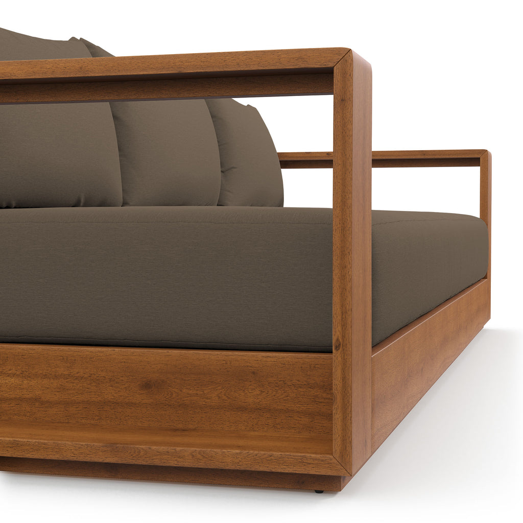 Tulsa Acacia Wood Sofa