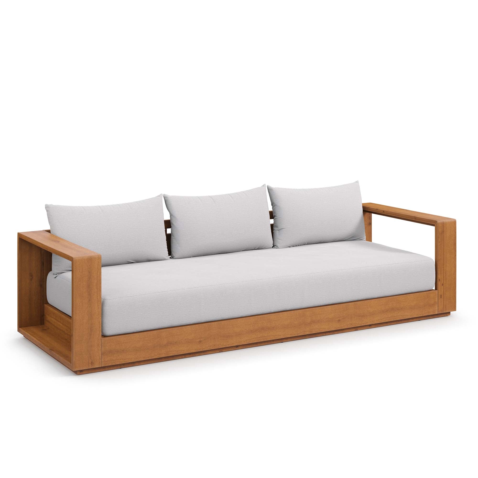 Tulsa Acacia Wood Sofa