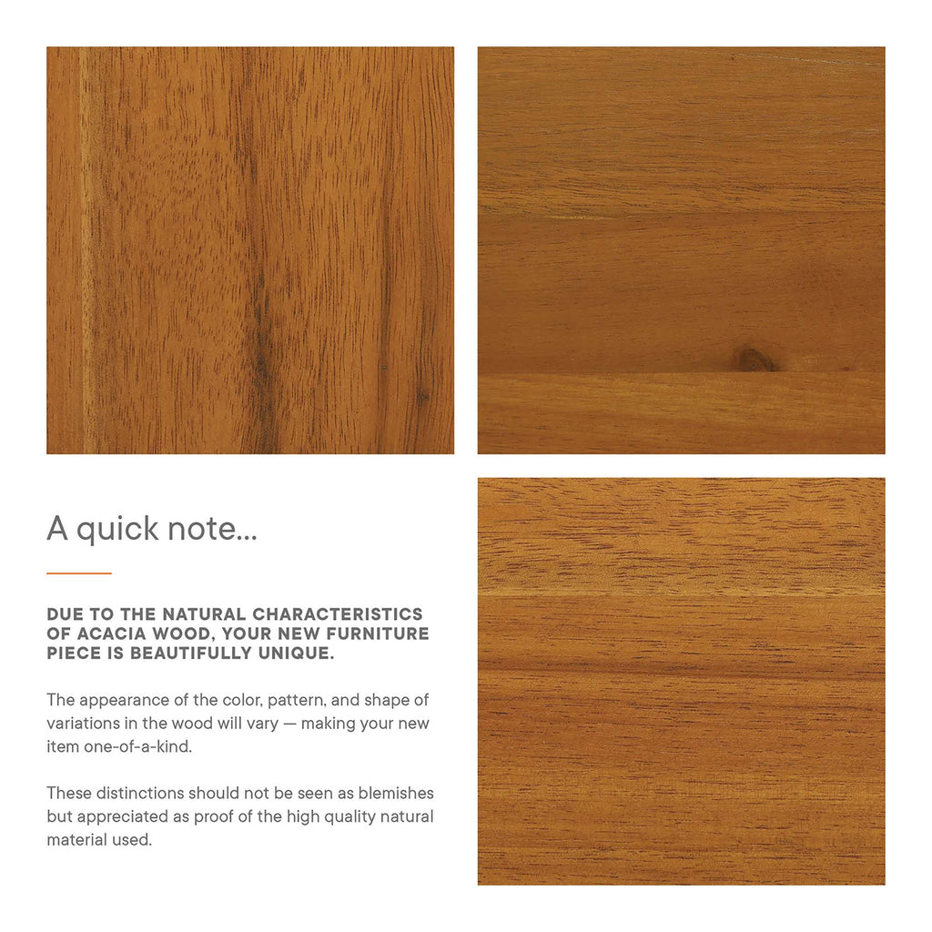 Tulsa Acacia Wood Sofa