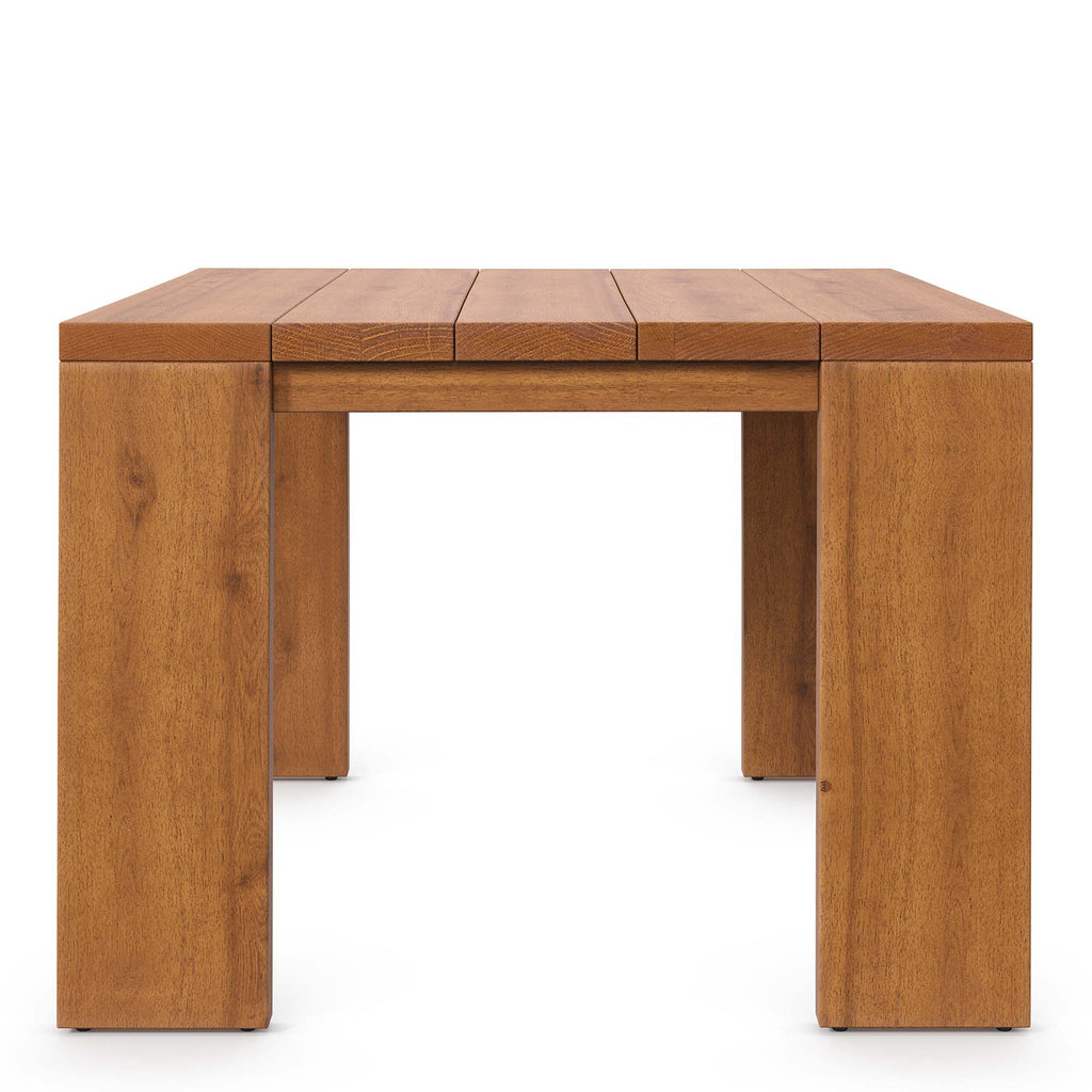Tulsa 3 Piece Outdoor Acacia Wood Set of 2 Chairs and Side Table