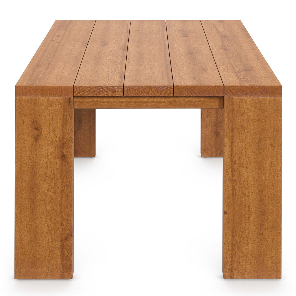 Tulsa 3 Piece Outdoor Acacia Wood Set of 2 Chairs and Side Table