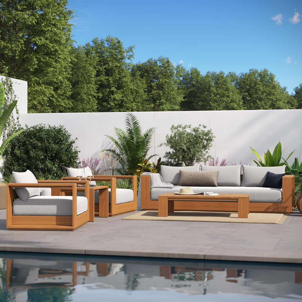 Tulsa 5 Piece Outdoor Acacia Wood Set