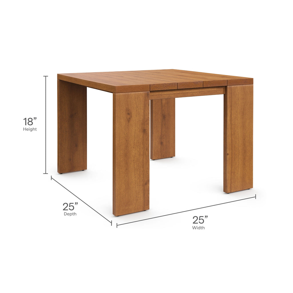 Tulsa 5 Piece Outdoor Acacia Wood Set