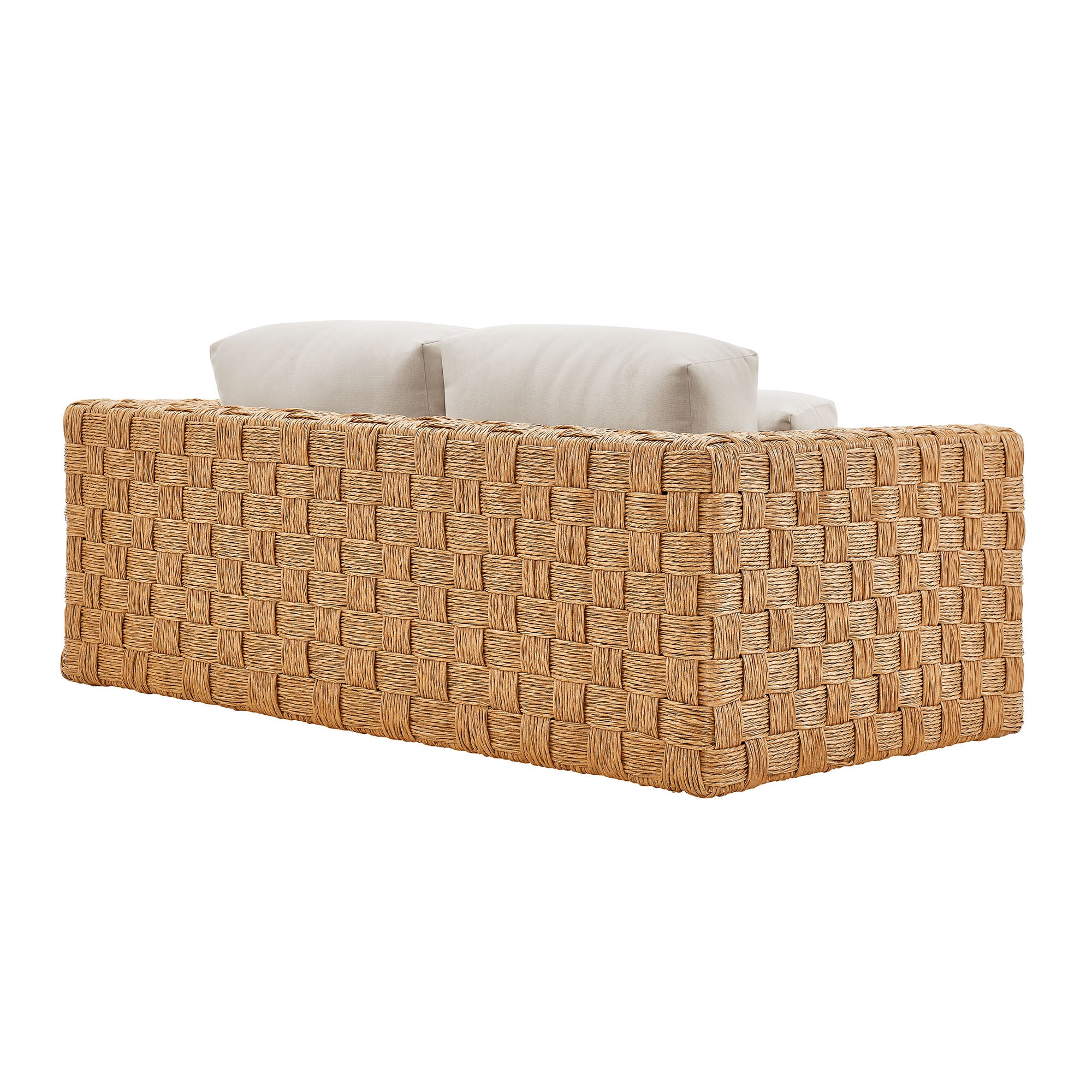 Steffen Wicker Rattan Loveseat