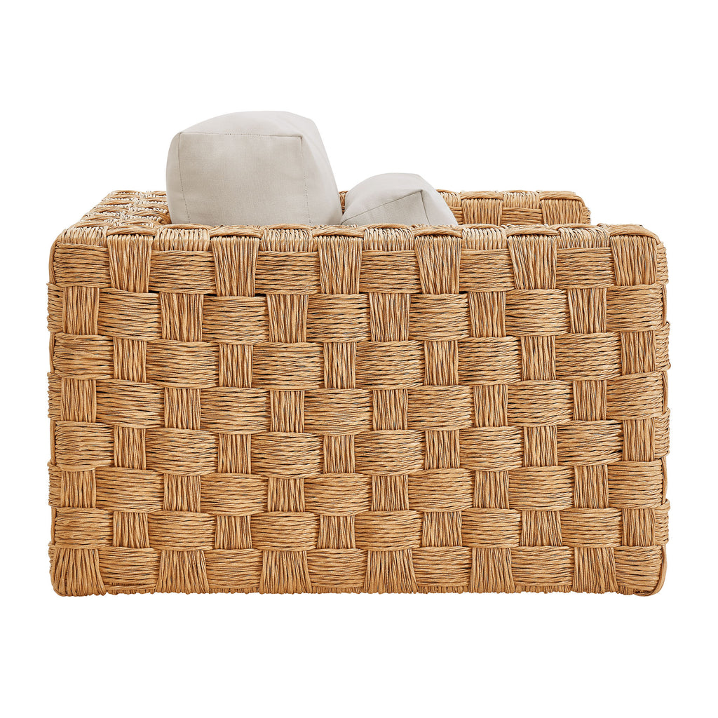 Steffan 4 Piece Outdoor Wicker Rattan Set
