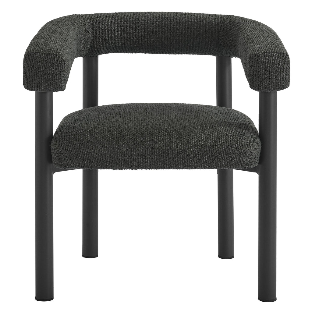 Naveen Outdoor Aluminum Dining Armchairs Set of 2