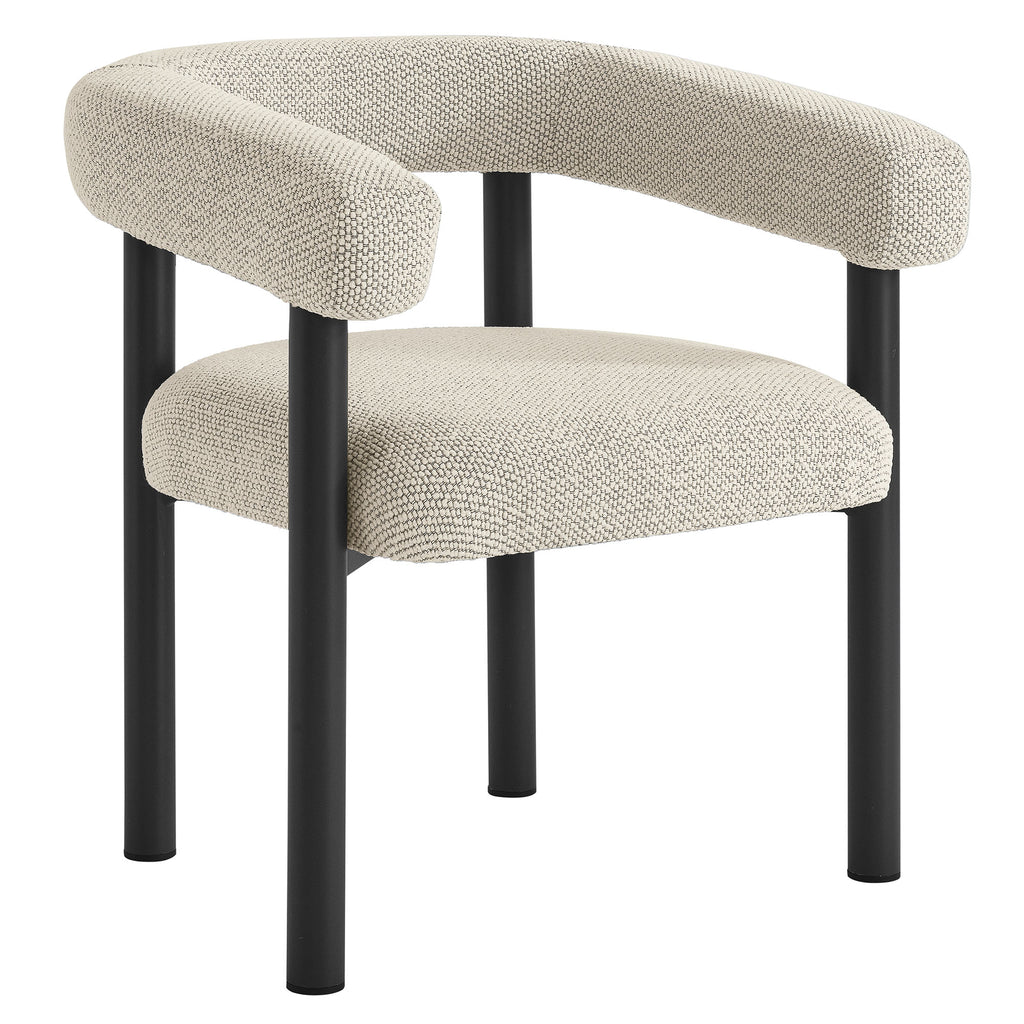 Naveen Outdoor Aluminum Dining Armchairs Set of 2