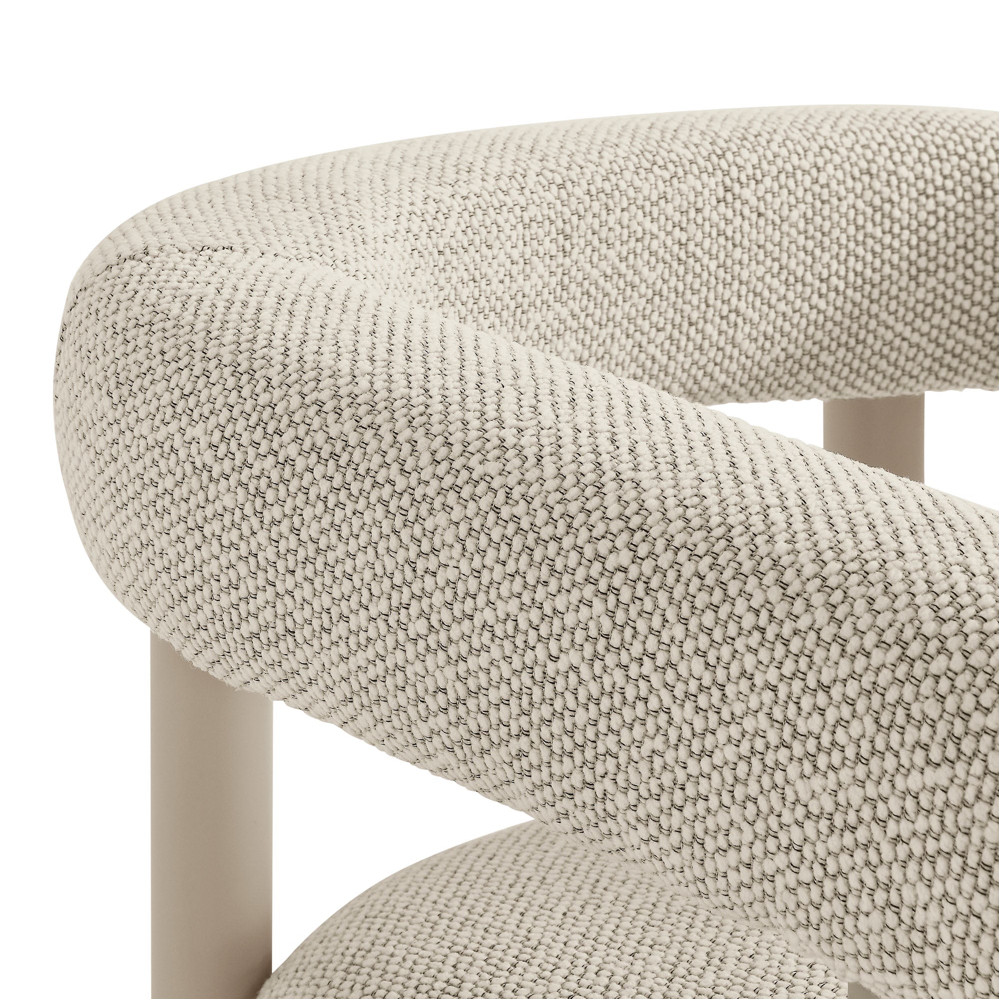 Naveen Outdoor Aluminum Dining Armchairs Set of 2