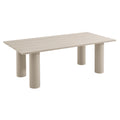 Naveen Outdoor 87 Inch Rectangular Aluminum Dining Table