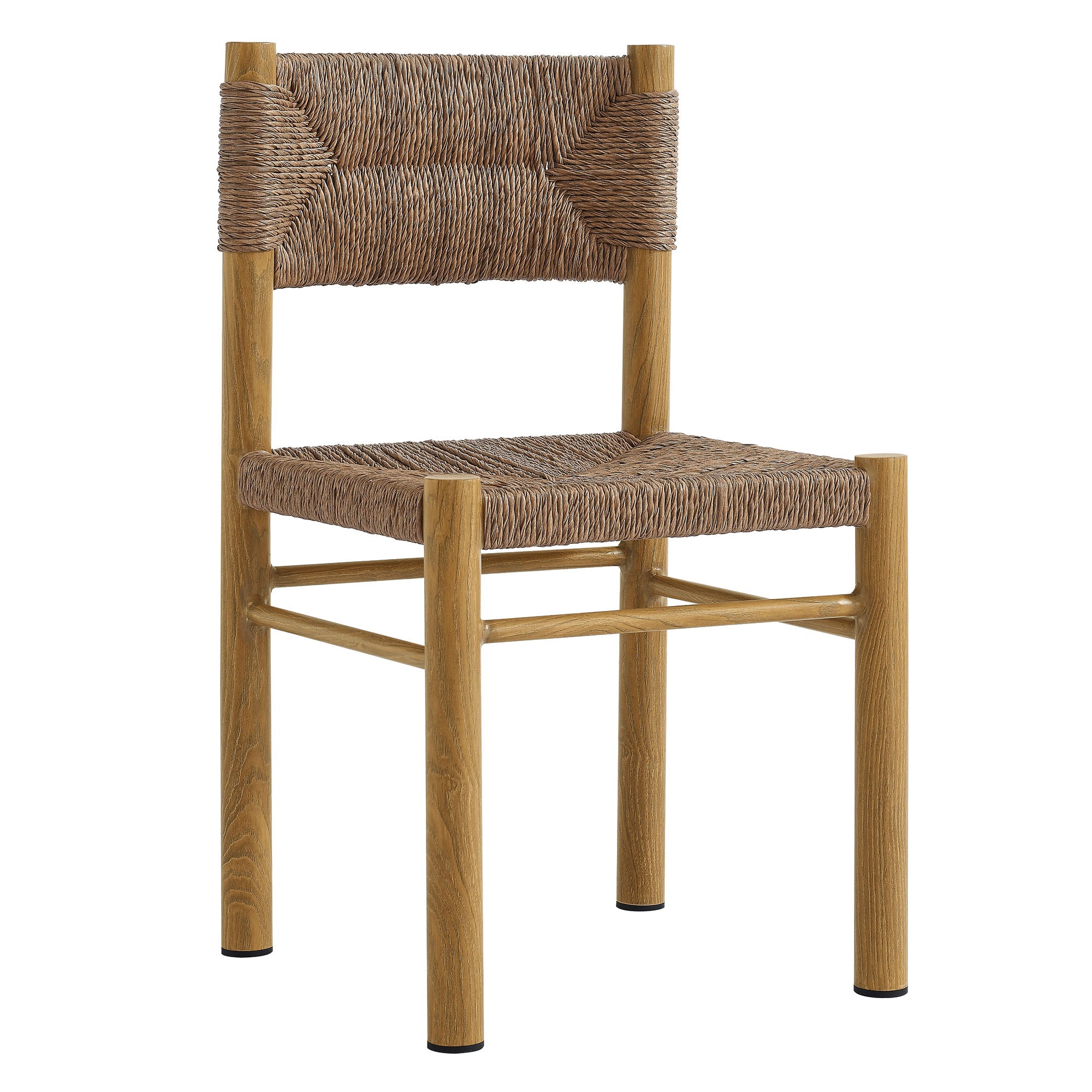 Cortland Rattan and Aluminum Dining Chairs Set of 2