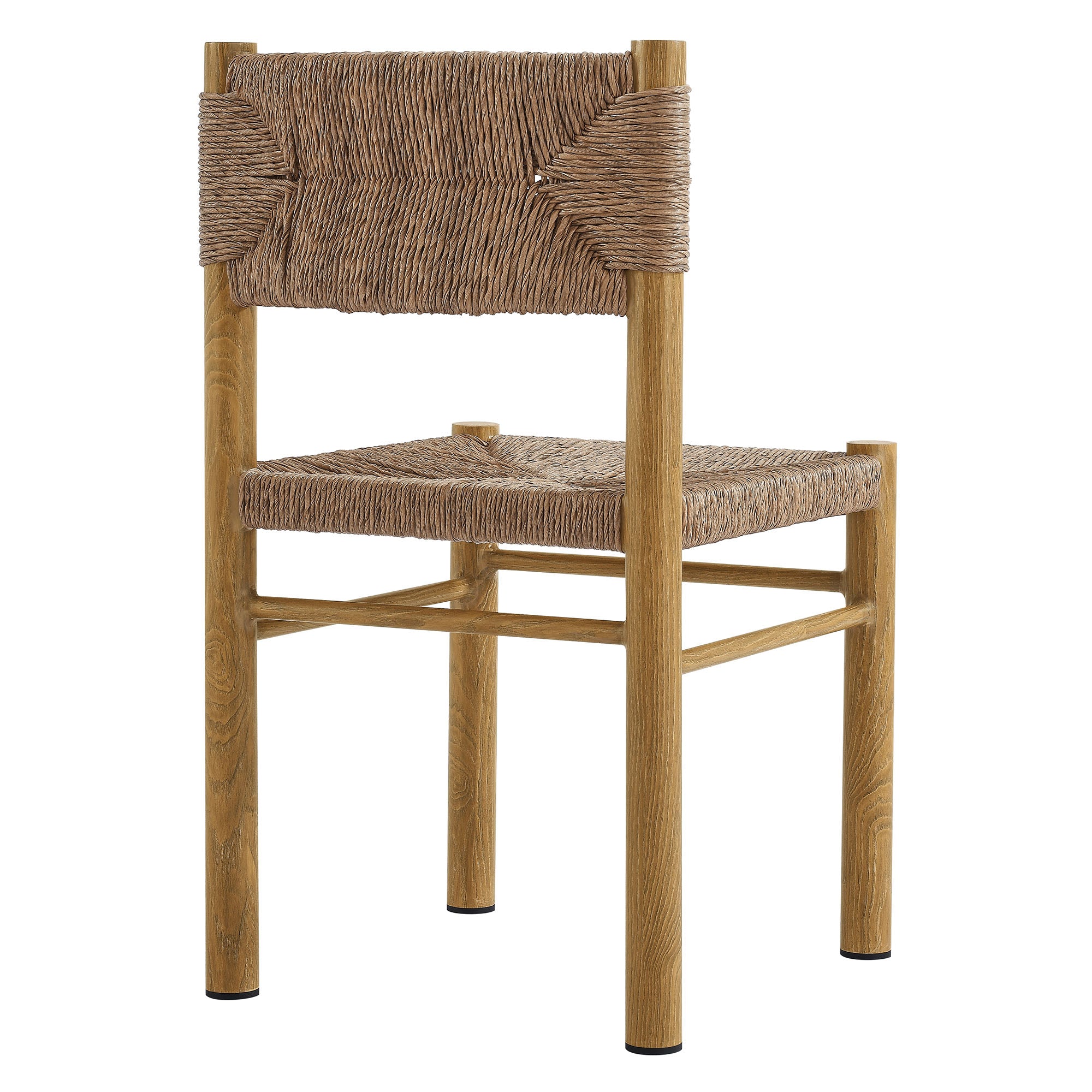 Cortland Rattan and Aluminum Dining Chairs Set of 2