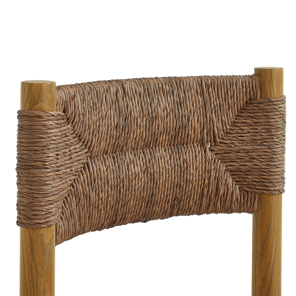 Cortland Rattan and Aluminum Dining Chairs Set of 2