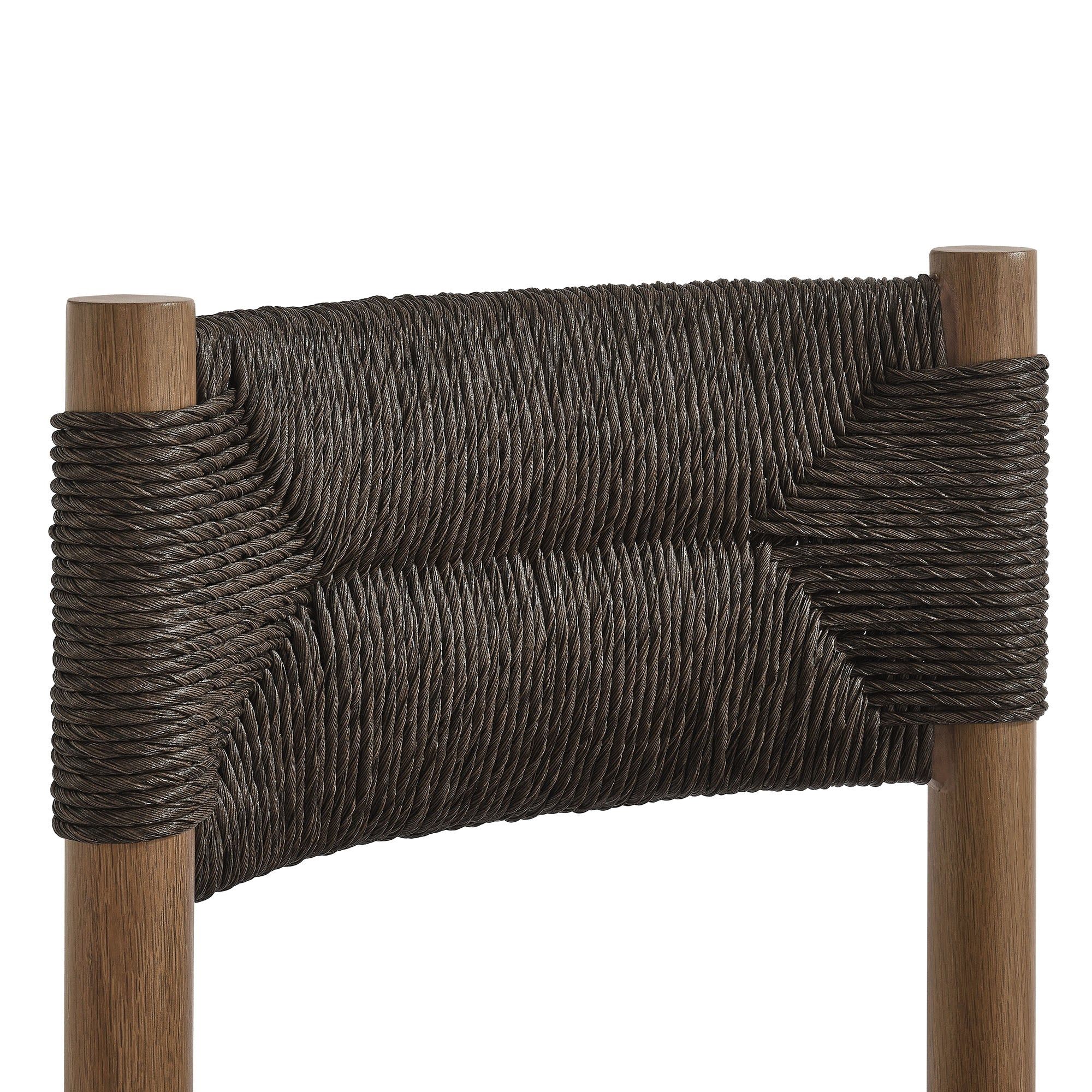 Cortland Rattan and Aluminum Dining Chairs Set of 2