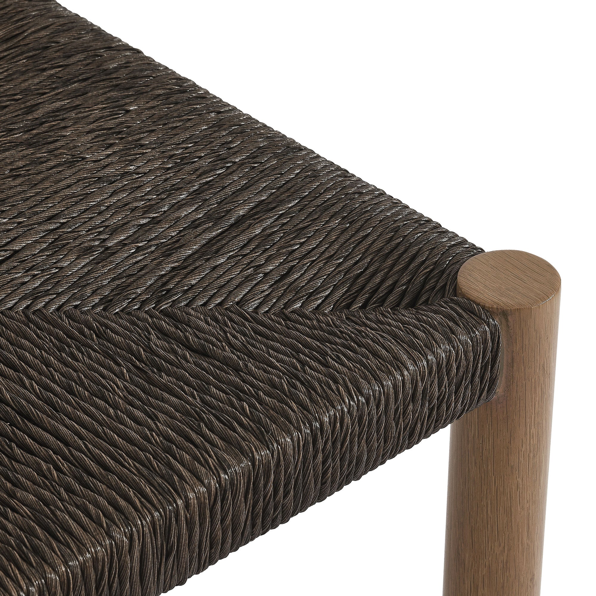 Cortland Outdoor Rattan and Aluminum Counter Stools Set of 2