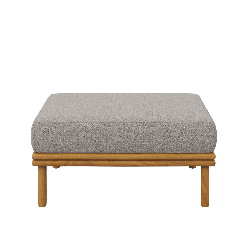 Henry Outdoor Teak Ottoman
