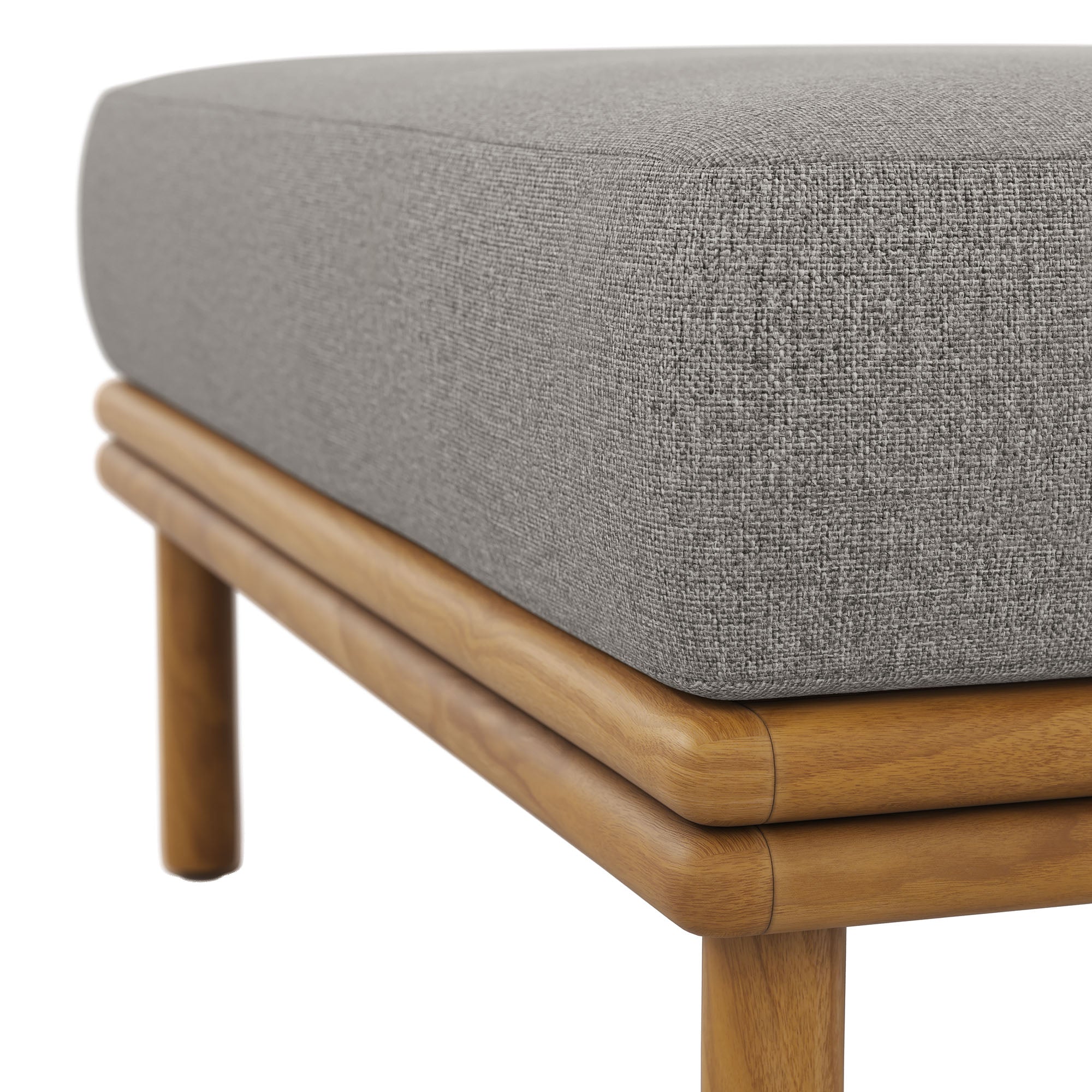 Henry Outdoor Teak Ottoman