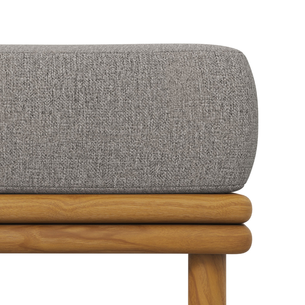 Henry Outdoor Teak Ottoman