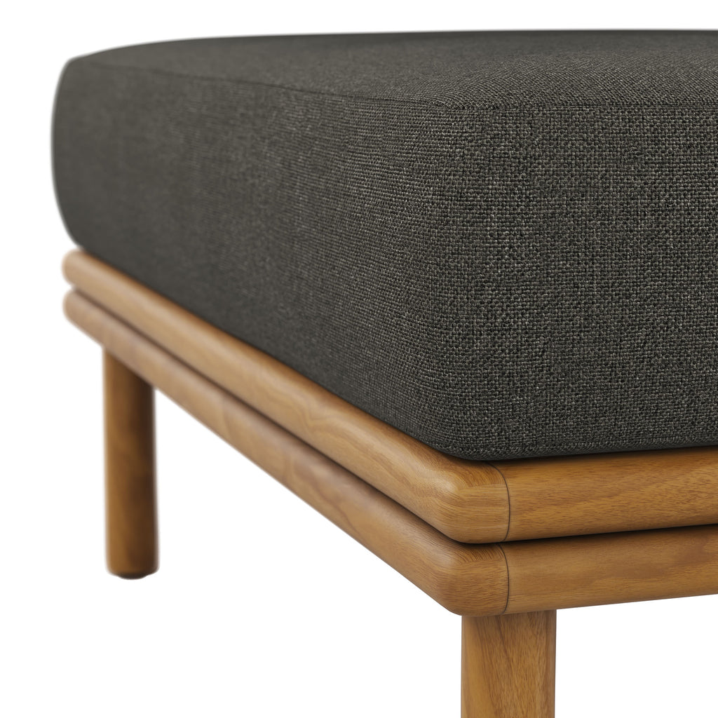 Henry Outdoor Teak Ottoman