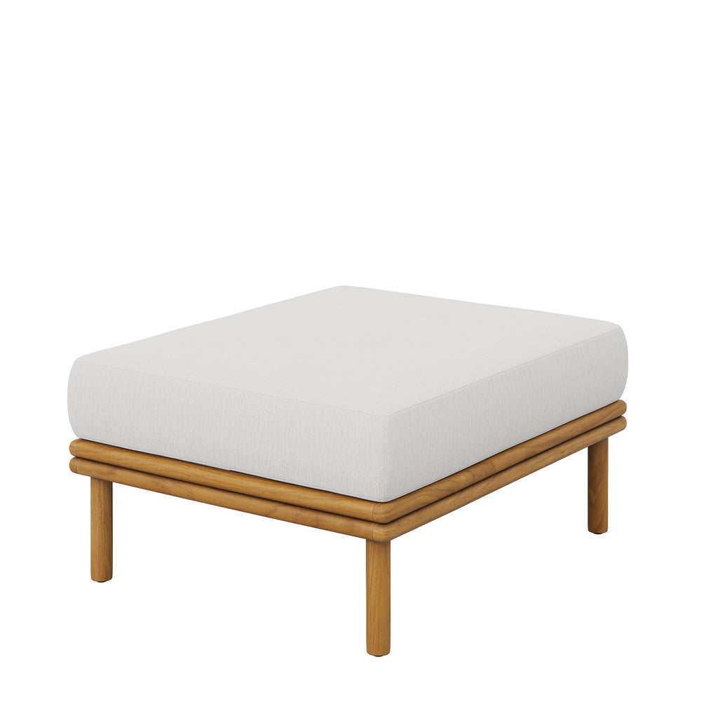Henry Outdoor Teak Ottoman