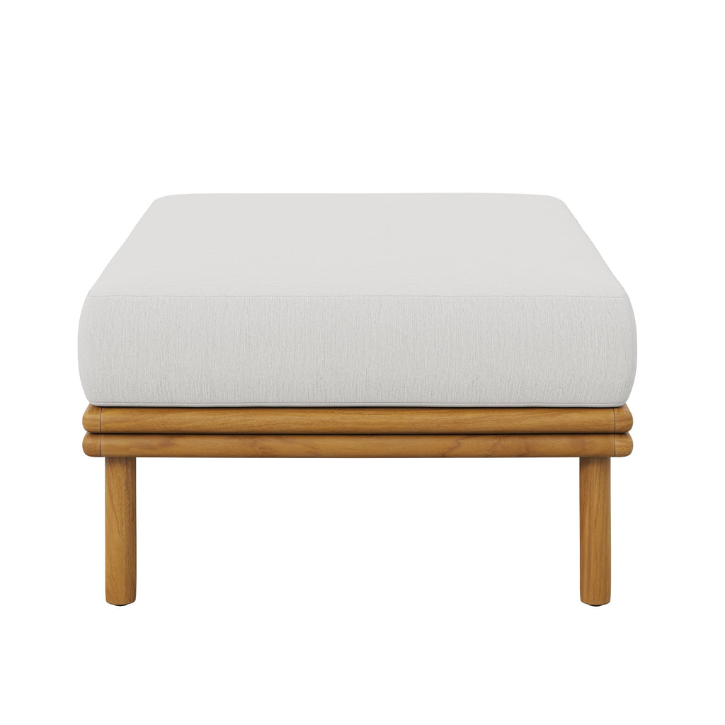 Henry Outdoor Teak Ottoman