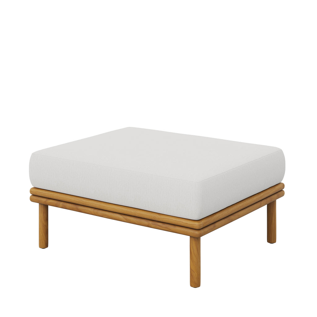 Henry Outdoor Teak Ottoman
