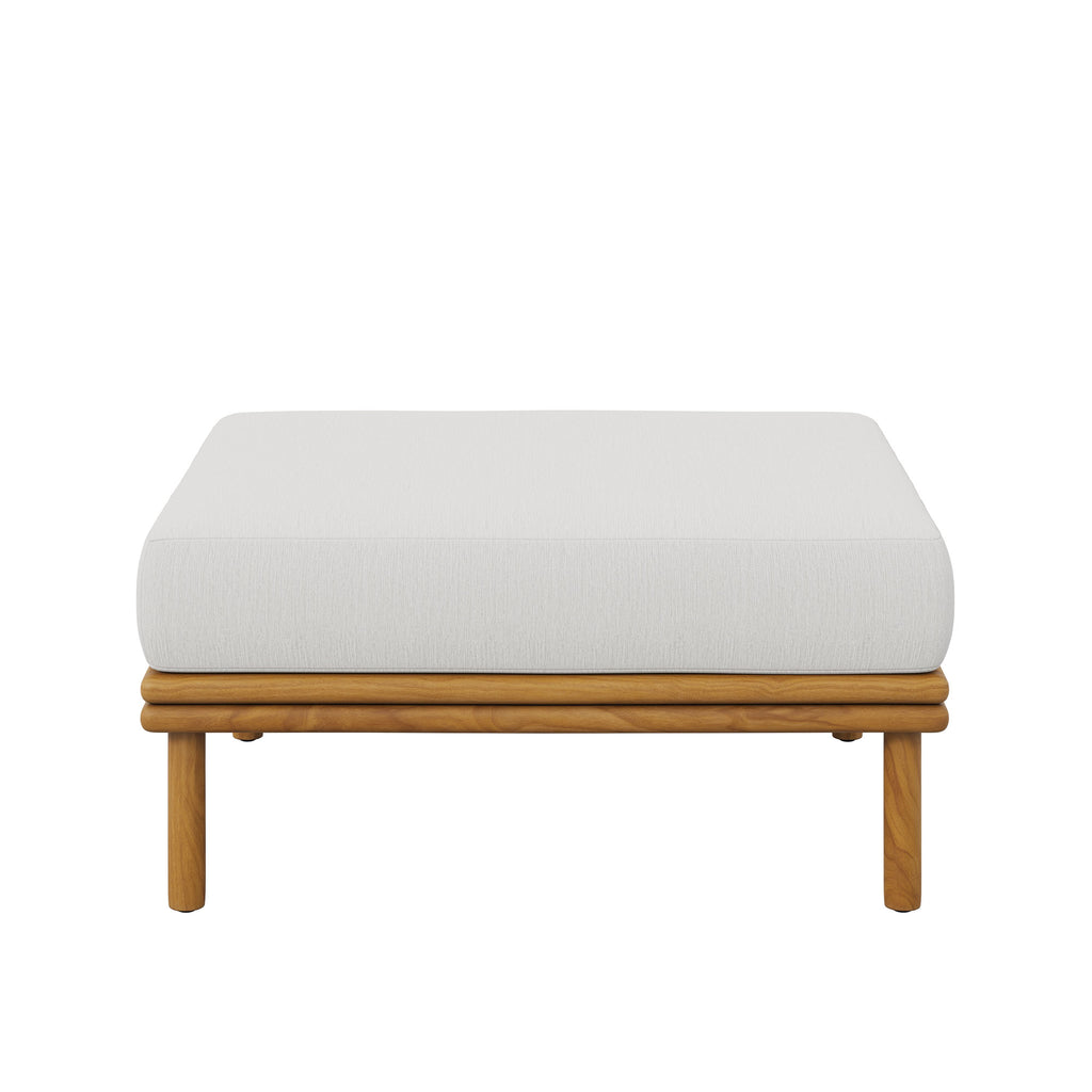 Henry Outdoor Teak Ottoman