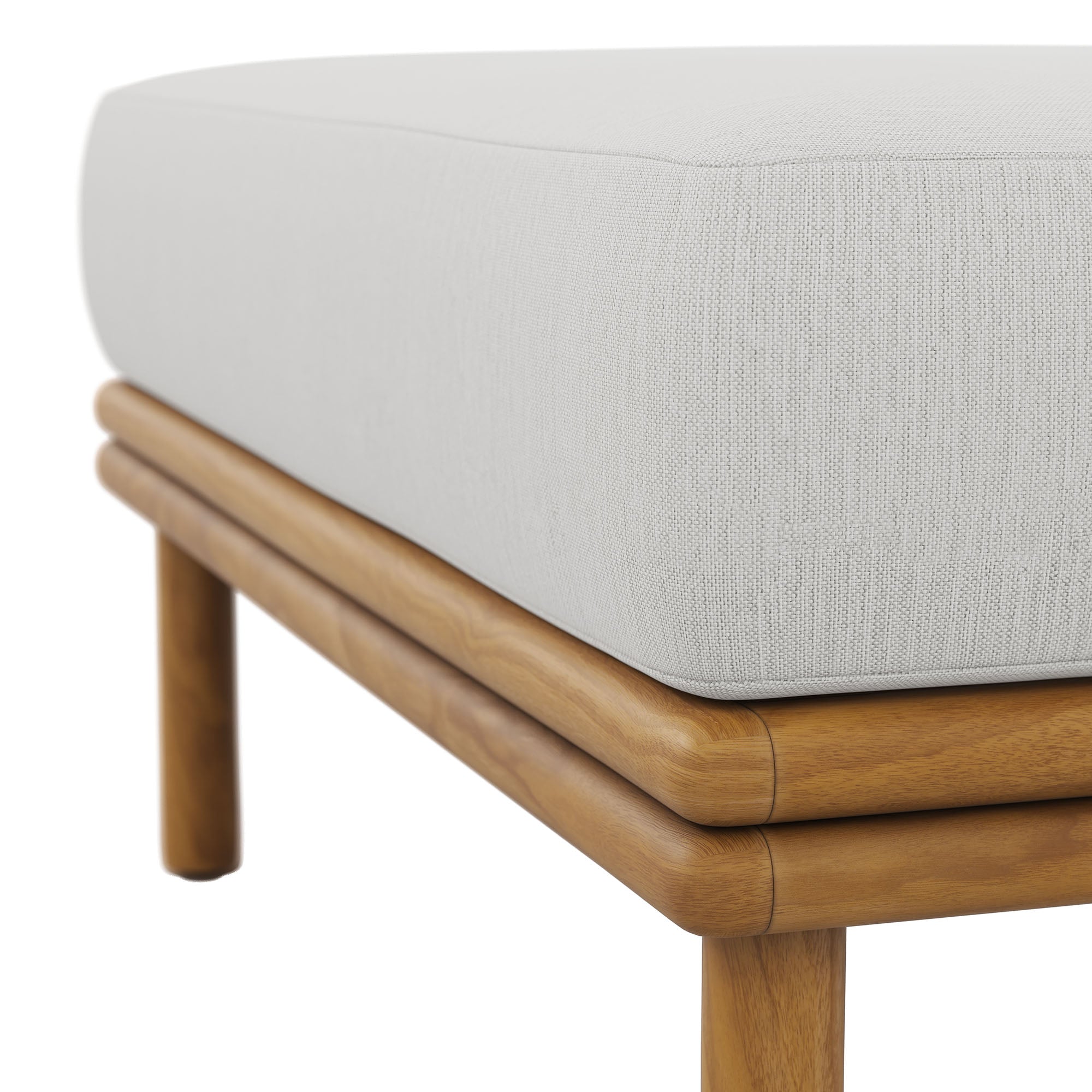 Henry Outdoor Teak Ottoman