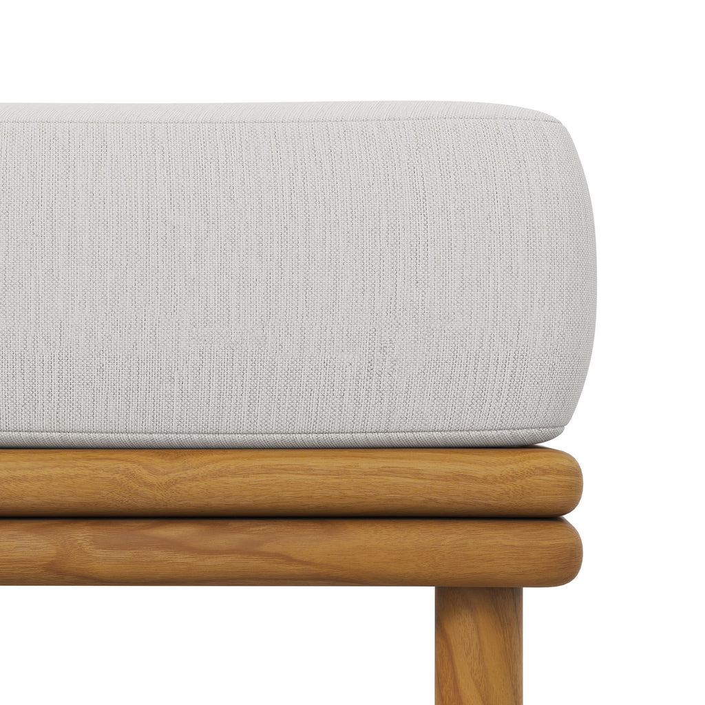 Henry Outdoor Teak Ottoman