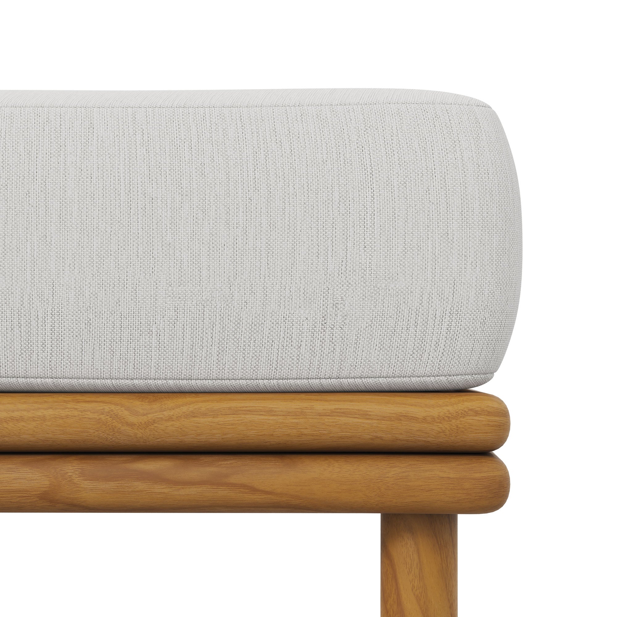 Henry Outdoor Teak Ottoman