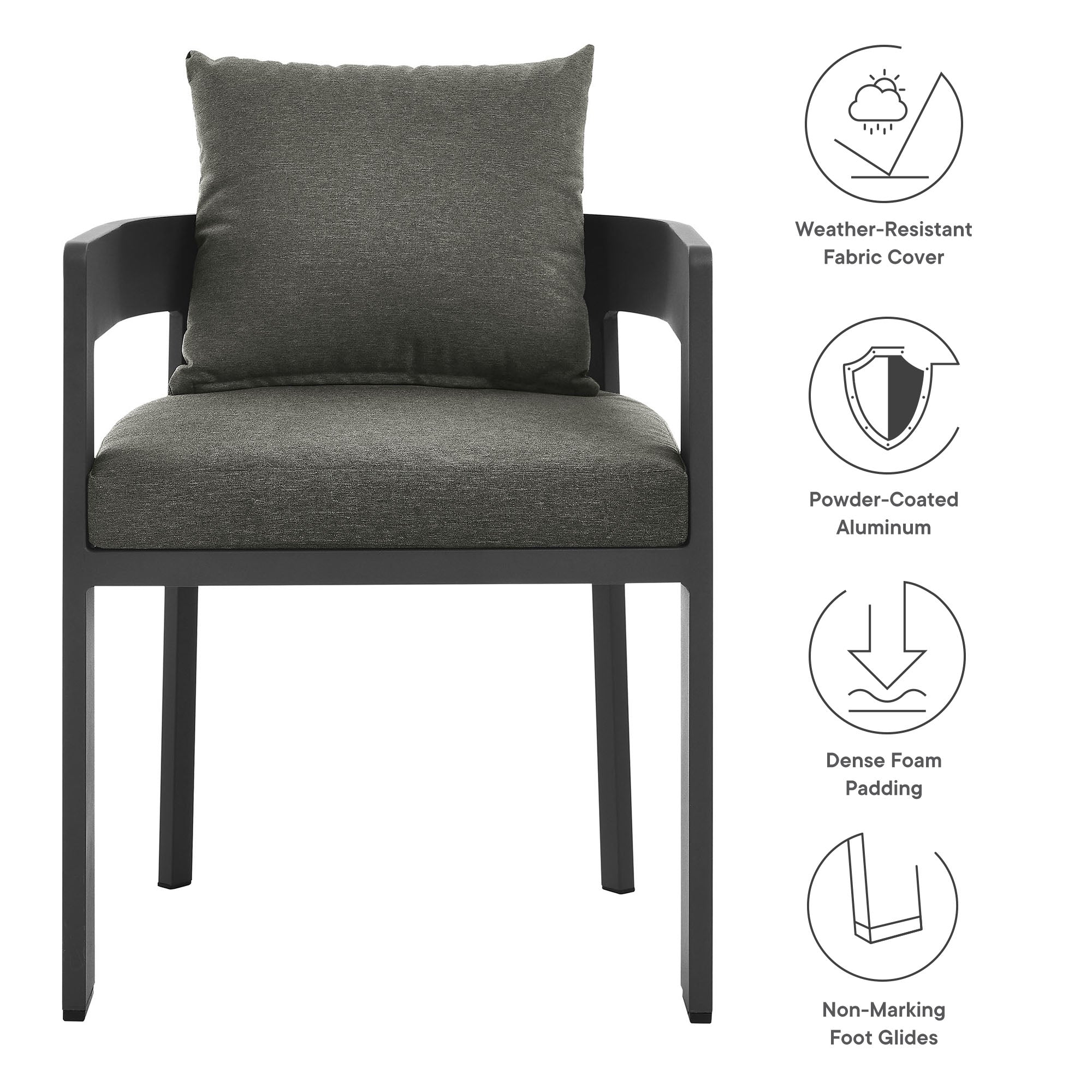 Tulsa Aluminum Dining Chair