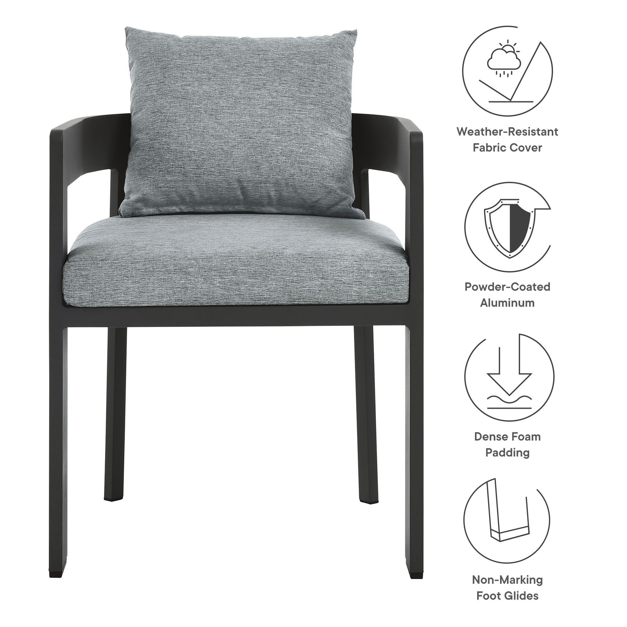 Tulsa Aluminum Dining Chair
