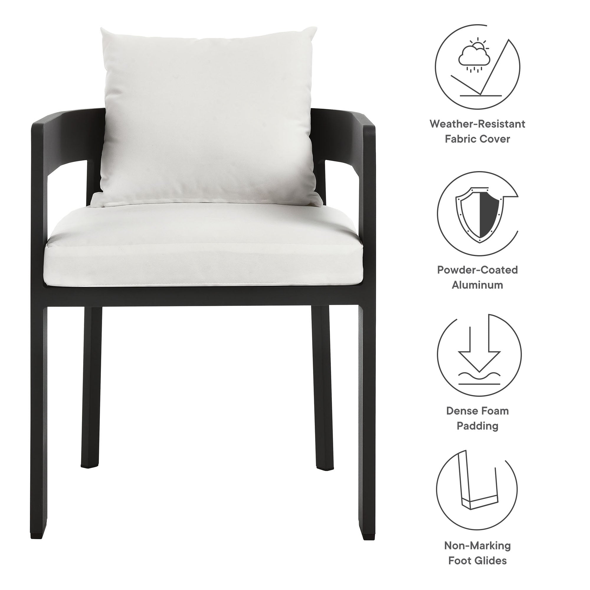 Tulsa Aluminum Dining Chair