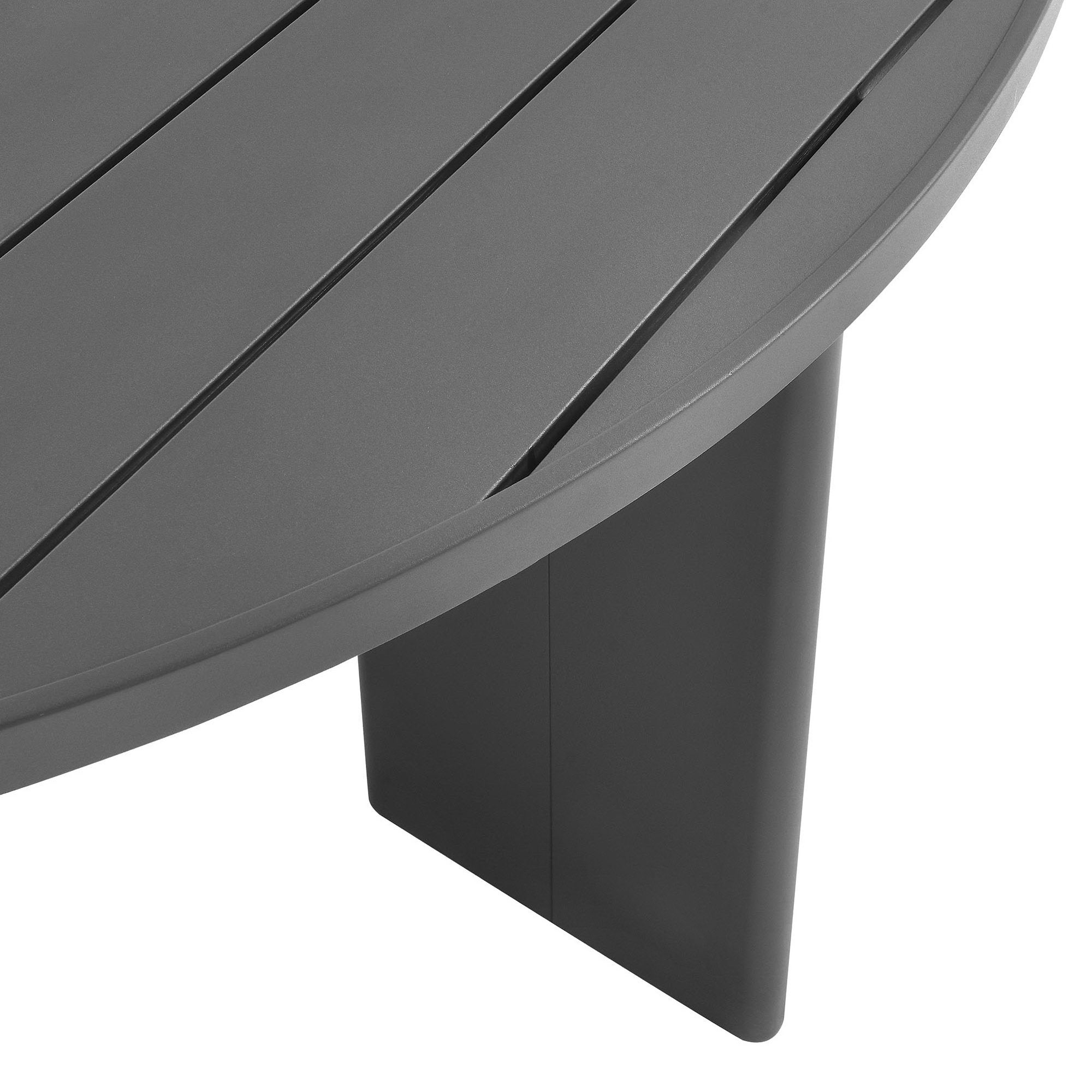Tulsa Round Outdoor Aluminum Dining Table