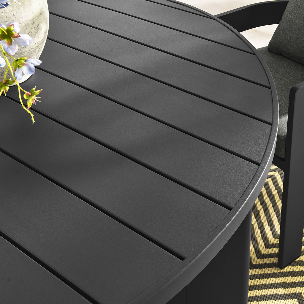 Tulsa Round Outdoor Aluminum Dining Table