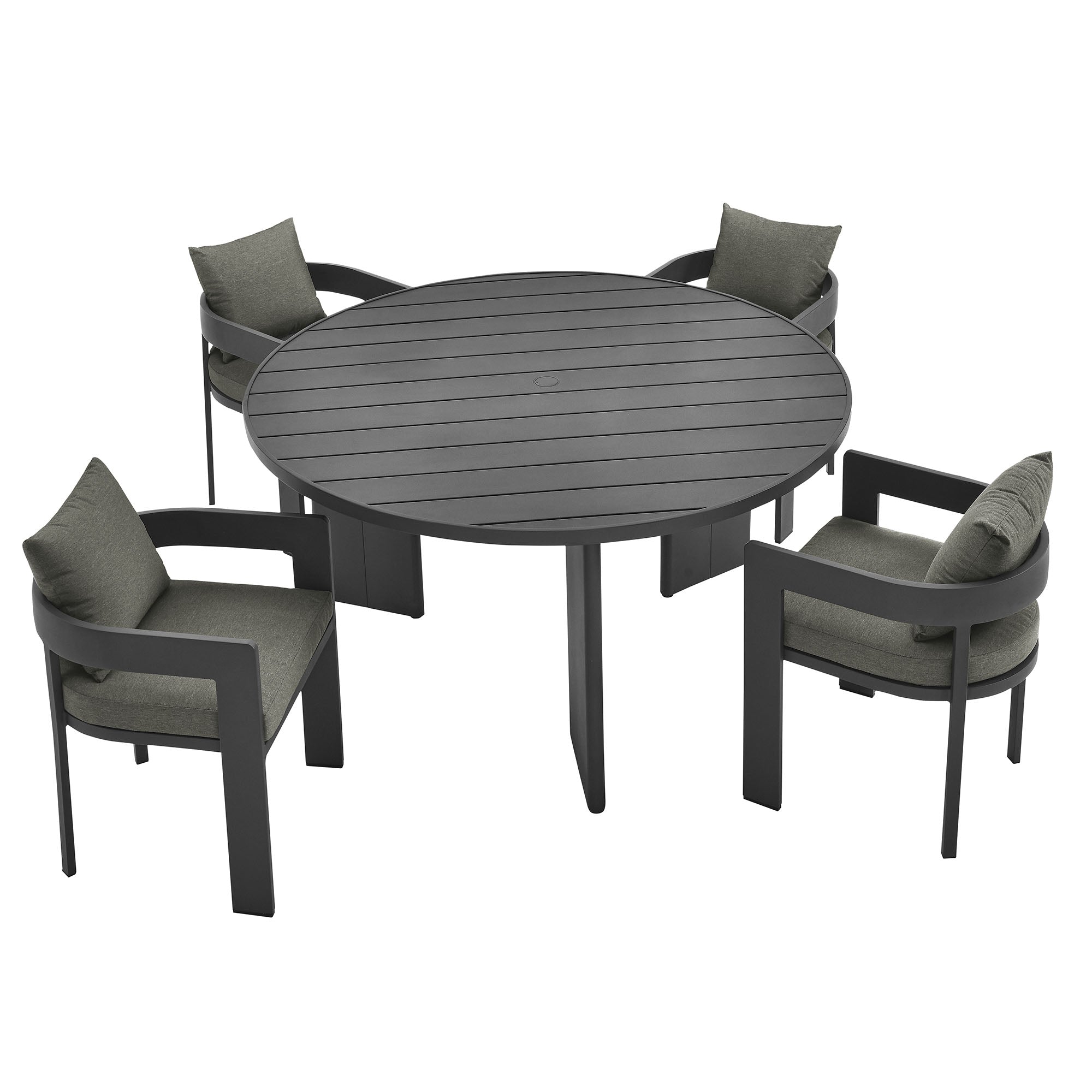 Tulsa 5 Piece Aluminum Dining Set